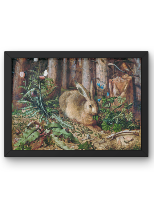 A Hare in the Forest (1585) – Hans Hoffmann Orman ve Doğa Temalı Tavşan Tablosu
