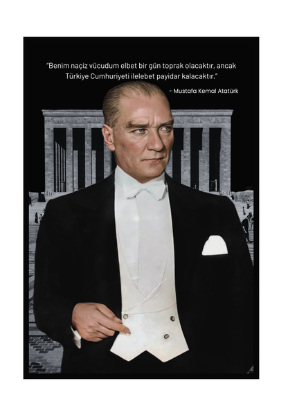 Atatürk Tablosu 19 - Kanvas Tablo