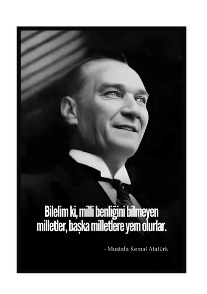 Atatürk Tablosu 17 - Kanvas Tablo
