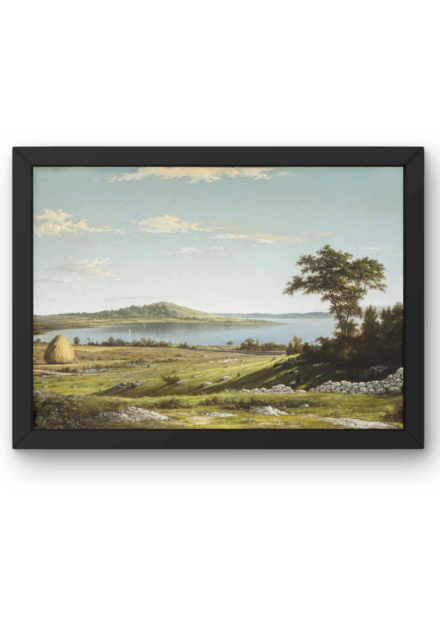 Rhode Island Shore – Martin Johnson Heade Deniz ve Doğa Manzara Tablosu