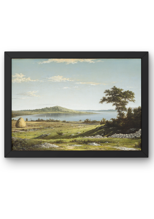 Rhode Island Shore – Martin Johnson Heade Deniz ve Doğa Manzara Tablosu
