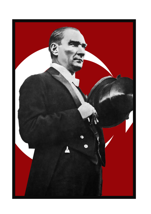 Atatürk Tablosu 14 - Kanvas Tablo