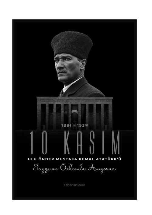 Atatürk Tablosu 5 - Kanvas Tablo