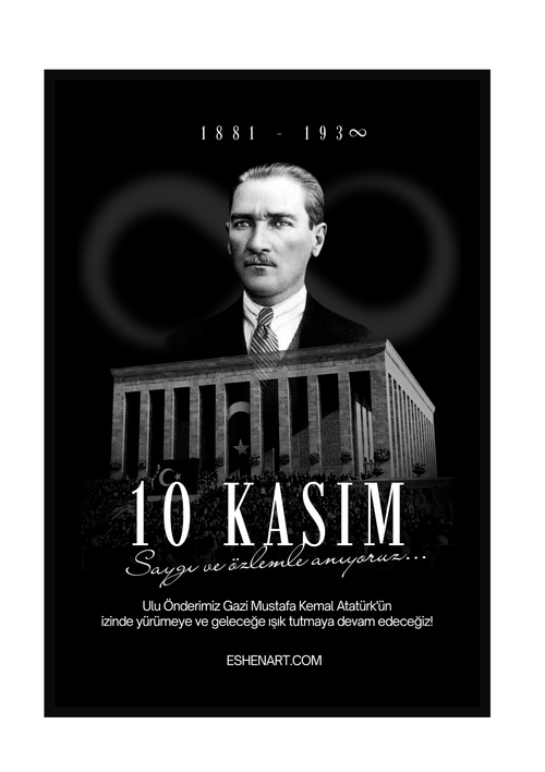 Atatürk Tablosu 3 - Kanvas Tablo