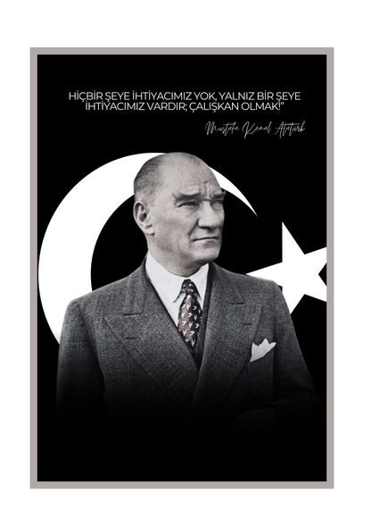 Atatürk Tablosu 16 - Kanvas Tablo