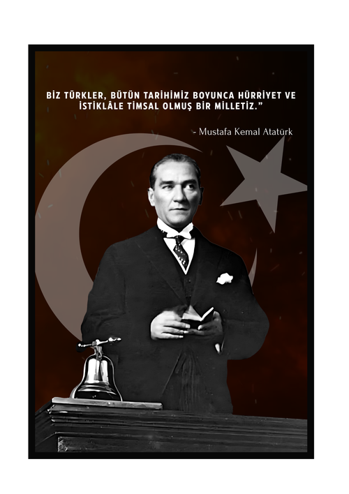 Atatürk Tablosu 18 - Kanvas Tablo