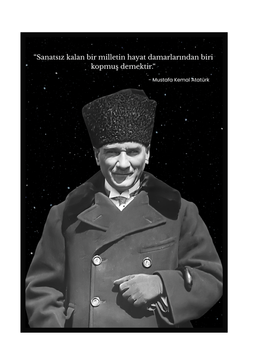 Atatürk Tablosu 20 - Kanvas Tablo