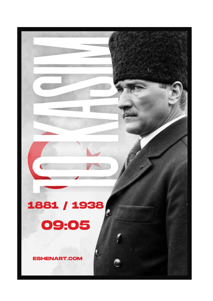 Atatürk Tablosu 7 - Kanvas Tablo