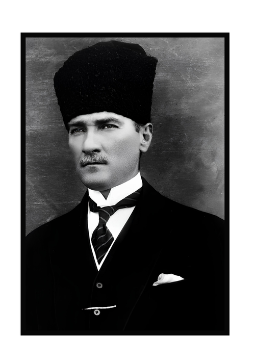 Atatürk Tablosu 12 - Kanvas Tablo