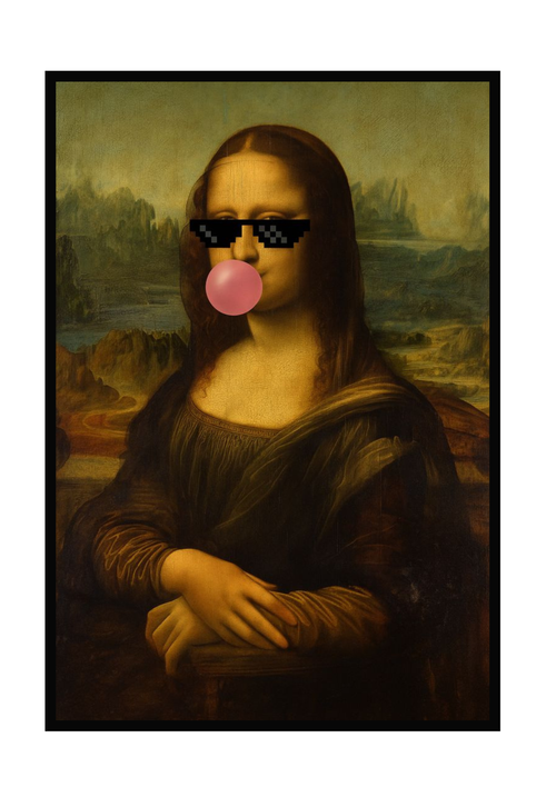 Modern Tablo - Mona Lisa